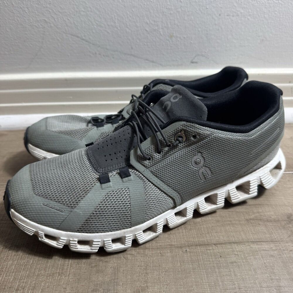 On Cloud 5 Women's 10 Kelp Green Gray Running Shoes Swiss Engineering 59.98557